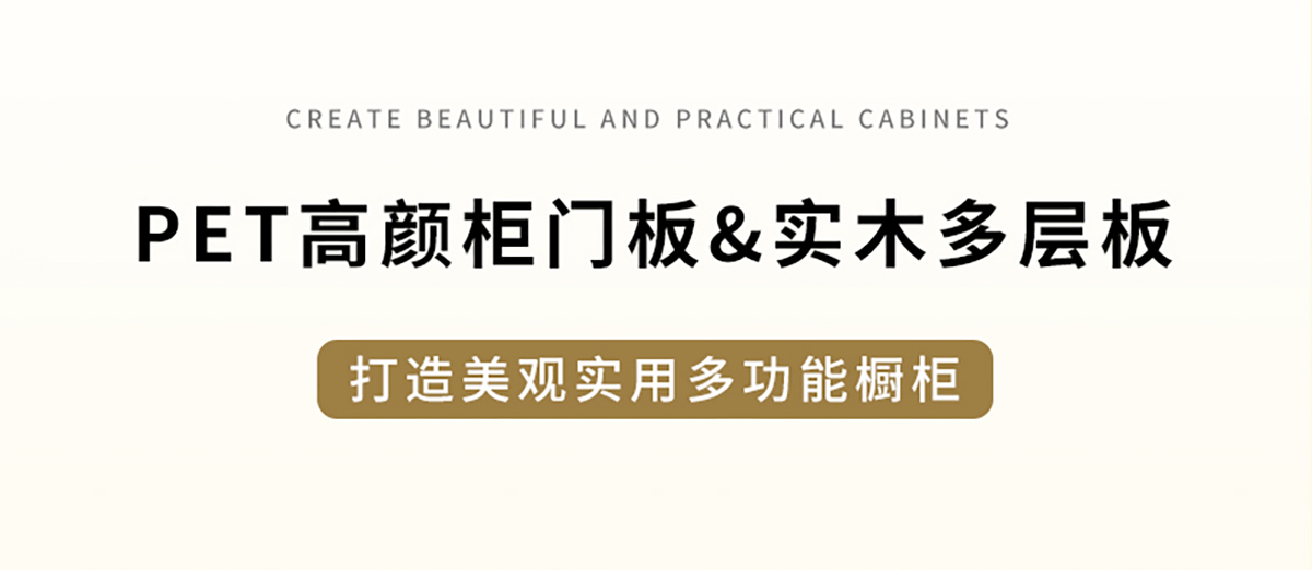 Z6尊龙集团官方网站板材 | PET高颜柜门板&实木多层板，打造美观实用多功能橱柜